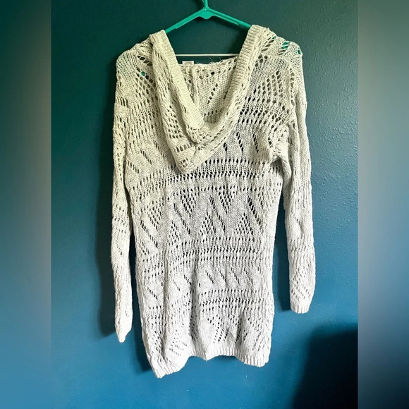 SO Chunky Knit Hooded Cardigan - Small - Picture 3 of 4